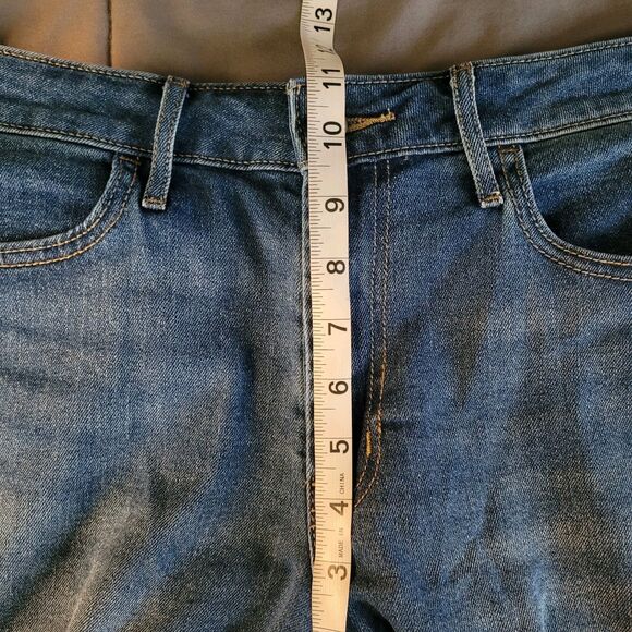 Old Navy Womens High Rise Wow Wide Leg Jeans Sz 12 Blue Casual Baggy Pockets 90s - Picture 6 of 8